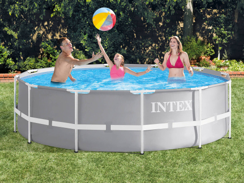 Каркасный бассейн Intex Prism Frame 366x99 см + фильтр-насос 2006 л/ч, лестница (26716) Каркасный бассейн Intex Prism Frame 366x99 см + фильтр-насос 2006 л/ч, лестница (26716)