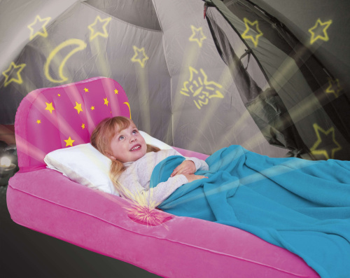 Надувной матрас Dream Glimmers Comfort Airbed 132х76х46 см, со светильником (Bestway 67496 BW)