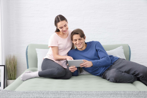 Надувная кровать Fortech 152х229х79 см, встроенный насос 220V (Bestway 69060 BW)