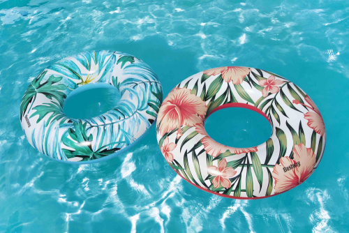 Надувной круг 119 см "Тропические пальмы" (Bestway 36237 BW)