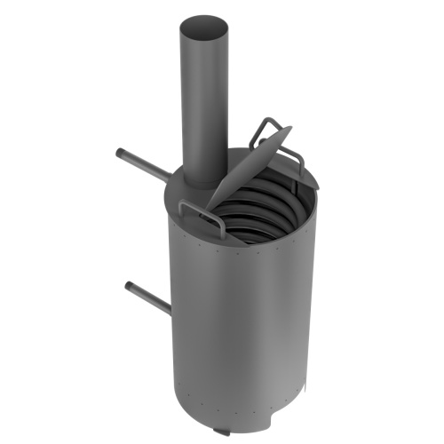 Водонагреватель для бассейна «Торнадо Огня Турбо» на твердом топливе, для бассейнов до 30 м³ (GFT)