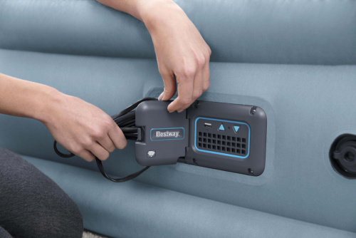 Надувная кровать Fortech 152х229х79 см, встроенный насос 220V (Bestway 69060 BW)