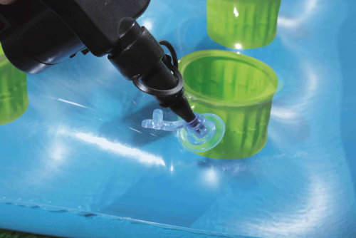 Надувной матрас для плавания 188х71см с окошком, 3 цвета (Bestway 43040 BW)