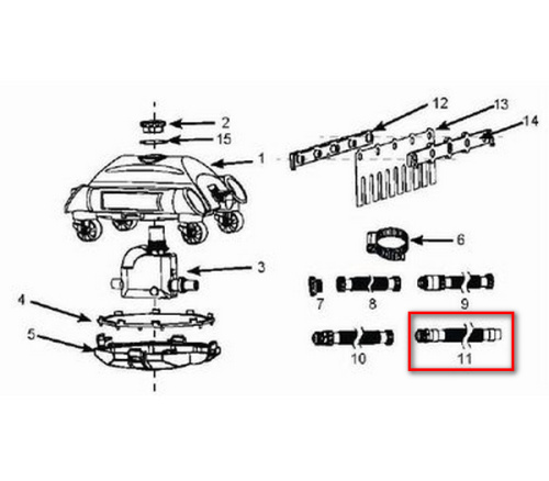 Шланг D для робота-пылесоса 28001 (Intex 10957)