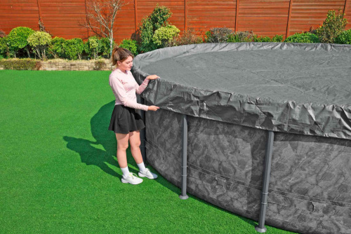 Тент премиум для каркасного бассейна 671 см (Bestway 58955 BW)