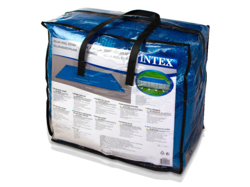 Солнечное покрывало с обогревающим эффектом для бассейнов 549x274 см (538x253 см) (Intex 29026)