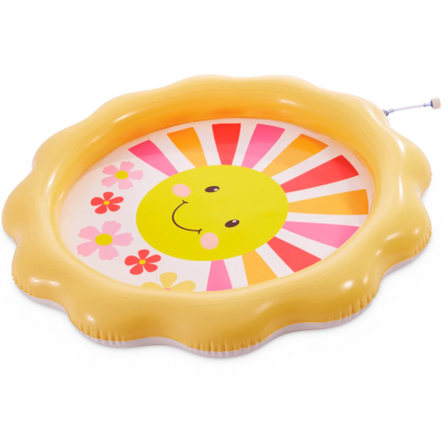 Детский надувной бассейн "Солнечные брызги", 104x104x13 см, 59 л, от 2 лет (Intex 56126)