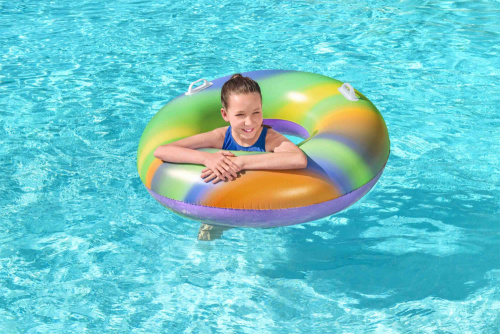 Надувной круг 119 см "Радуга" от 12 лет (Bestway 36352 BW) 