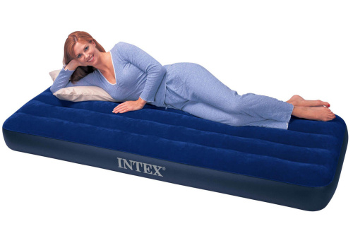 Надувной матрас Classic Downy Bed 76х191х22 см (Intex 68950)