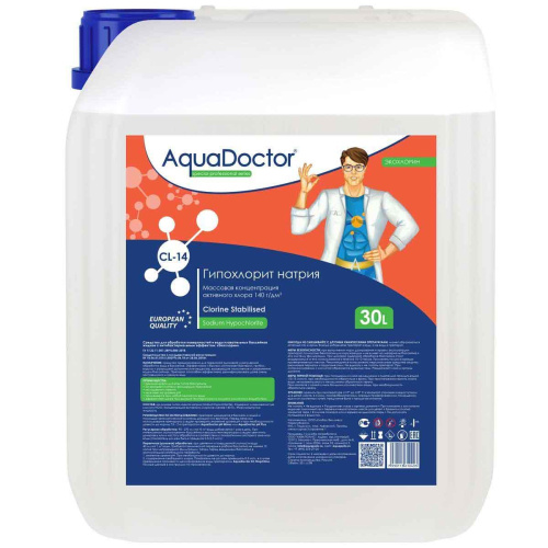 AquaDoctor CL-14, 30 л, гипохлорит натрия (23834)