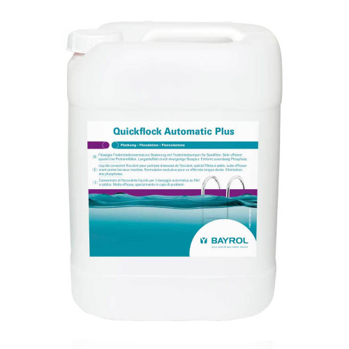Куикфлок (Quickflock), 20 л канистра, жидкость с лантаном для удаления мелких частиц грязи из воды, Bayrol (4595166)