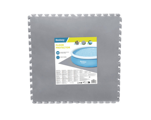 Мягкая модульная подстилка "Пазл", 78х78х0,4 см (9 шт.) (Bestway 58636 BW)