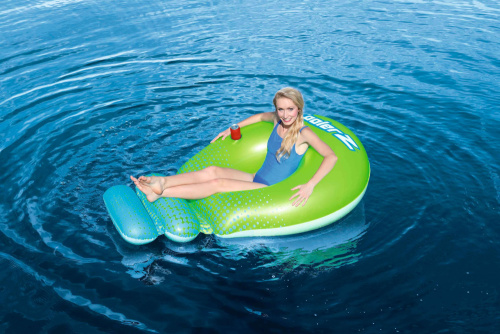 Надувной шезлонг для отдыха на воде, 188х115 см (Bestway 43138)