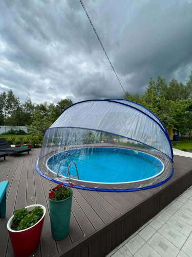 Купол-тент для бассейна, диаметр 4,5 м (Pool tent 4,5)