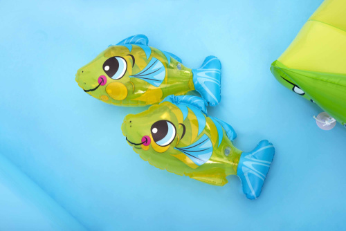 Игровой центр 239х206х86 см "Аквариум" с брызгалкой и принадлежностями для игр, 308 л (Bestway 53052 BW)