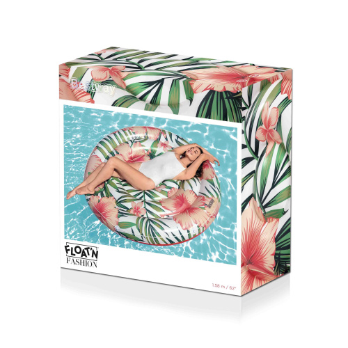 Надувной матрас-остров для плавания 158 см "Тропические пальмы" (Bestway 43410 BW)