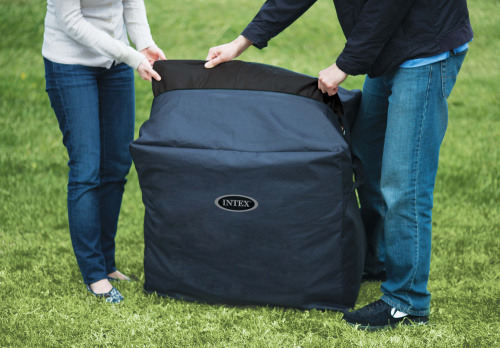 СПА-бассейн Intex Jet&Bubble Deluxe 150/201х71 см, восьмигранный, гидромассаж+пузырьк., хлоргенератор (28458)