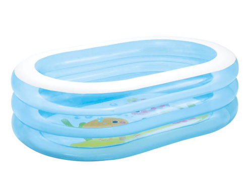 Детский надувной бассейн 163х107х46 см "Пираты" 230 л, от 3 лет (Intex 57482)