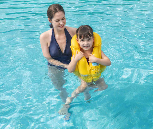 Жилет для плавания 51x46 см "Swim Safe" ступень B, от 3 до 6 лет (Bestway 32034 BW)
