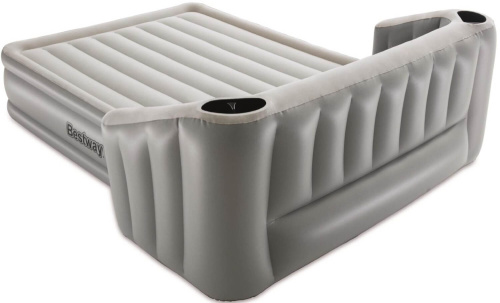 Надувная кровать Tritech Fullsleep Wingback 196х233х80 см, встроенный насос 220V (Bestway 67620 BW)