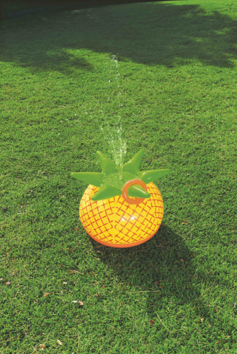 Надувная игрушка-фонтанчик с кольцами "Ананас" 81х76х64 см, от 2 лет (Bestway 52234)