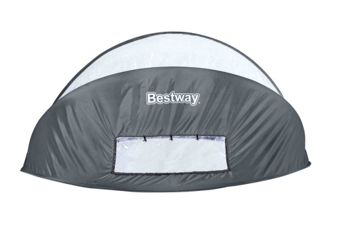 Каркасный бассейн Bestway 366х122 см + фильтр-насос 2006 л/ч, лестница, тент, навес (5619K BW)