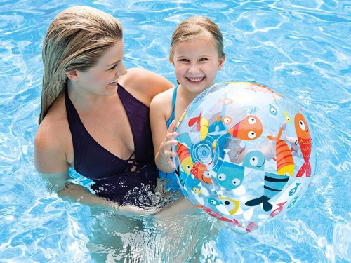 Пляжный мяч, 51 см, от 3 лет (Intex 59040)