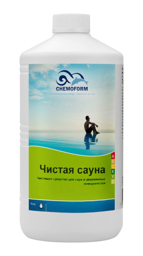 Чистая сауна 1 л, моющее средство для сауны и деревянных поверхностей, Chemoform (1415001)