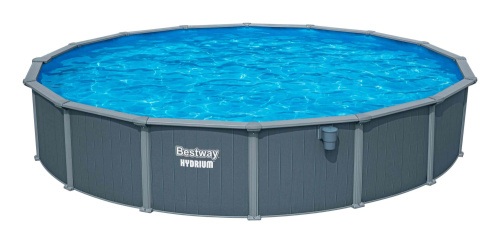 Стальной бассейн Bestway Hydrium Pool Set 732х132 см + песочный ф/насос 8327 л/ч, лестница, тент, подстилка (561RP BW)