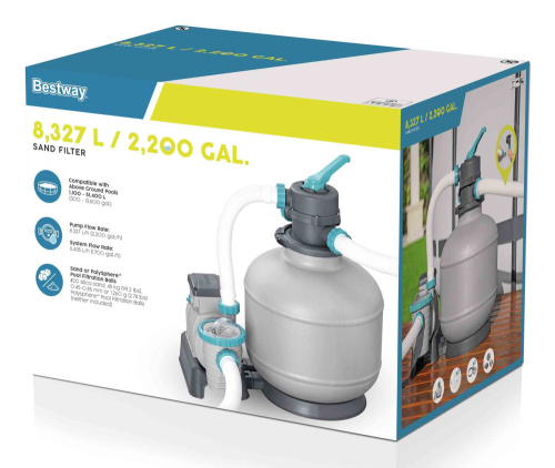 Песочный фильтр-насос Bestway 8327 л/ч (58499 BW)