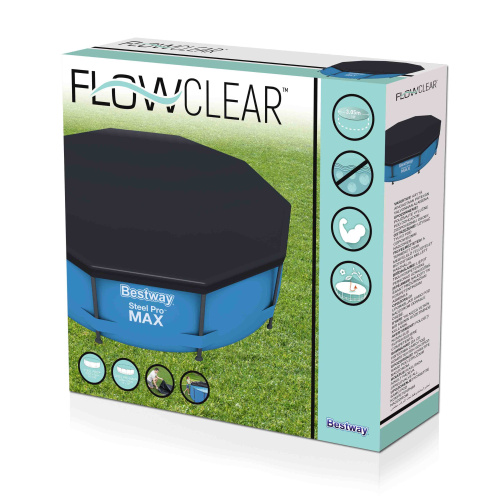 Тент для каркасного бассейна Steel Pro Frame Pools 305 см (d 335см) (Bestway 58036 BW)