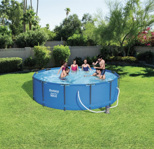 Каркасный бассейн Bestway Steel Pro MAX 305х100 см + фильтр-насос 1249 л/ч (14415 BW)
