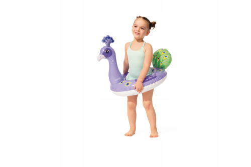 Надувной круг "Весёлые животные", от 3 до 6 лет, 3 вида (Intex 59221)