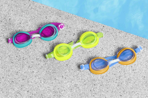 Очки для плавания "Lil' Lightning Swimmer" набор 3 шт., от 3 лет (Bestway 21074 BW)