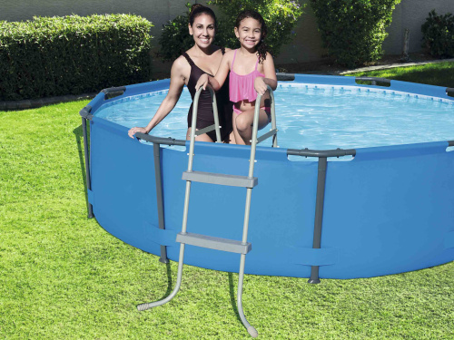 Лестница для бассейнов до 84 см, 2 ступеньки, без площадки (Bestway 58430 BW)