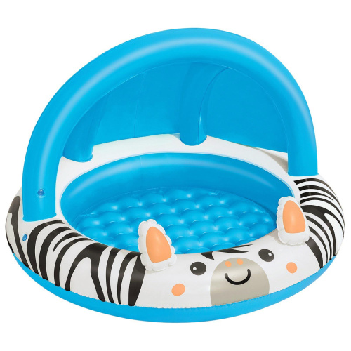 Детский надувной бассейн 97х66 см "Сафари" с навесом, 26 л, от 2 лет (Bestway 52559 BW)
