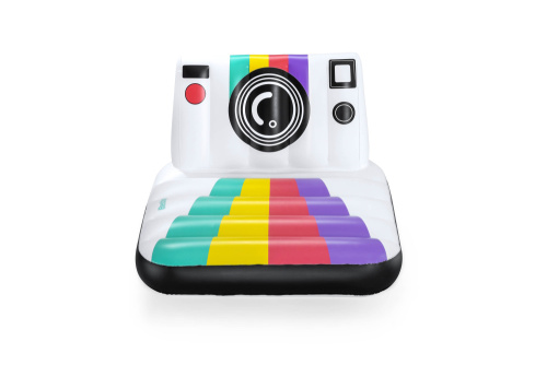 Надувной матрас-плот для плавания 127х102 см "Фотоаппарат" (Bestway 43656 BW) 