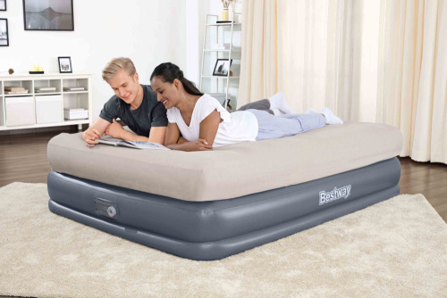 Надувная кровать Tritech QuadComfort 203х152х51 см, встроенный насос 220V (Bestway 67925 BW) Надувная кровать Tritech QuadComfort 203х152х51 см, встроенный насос 220V (Bestway 67925 BW)