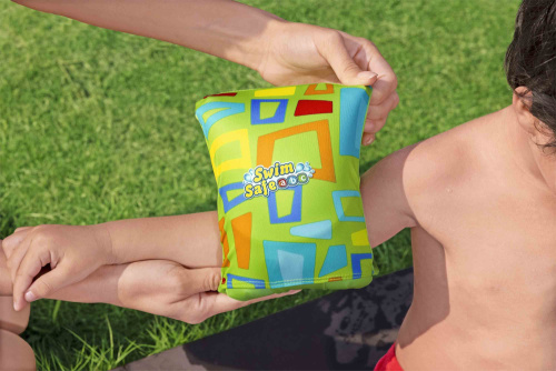 Нарукавники для плавания с тканевым покрытием, на липучке, 38х14 см, от 1 до 3 лет (Bestway 32182)