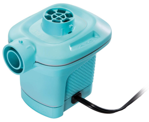 Насос электрический Quick-Fill 220В от бытовой сети, 3 насадки в комплекте (Intex 58640)