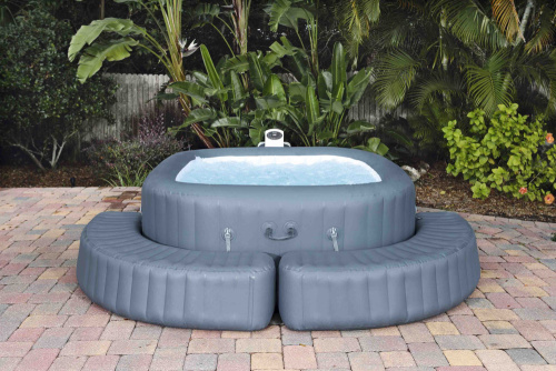 Надувная ступенька для СПА бассейнов, 174х40х35 см (Bestway 58466)