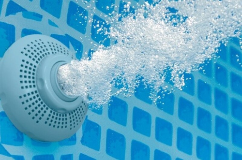 Соединитель сетчатый под шланг с резьбой 38 мм с функцией гидро-аэрации для 26644, 26646, 28676 (Intex 12354)