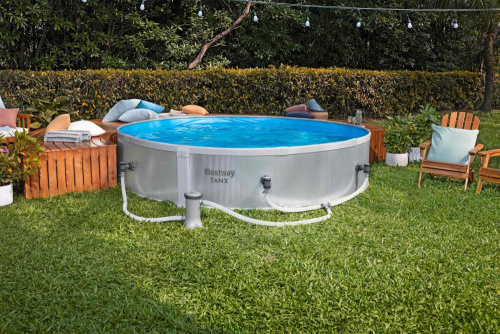 Стальной бассейн Bestway Hydrium Pool Set TANX 305x61 см + фильтр-насос 1249 л/ч, тент (561RW BW)