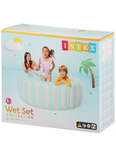 Детский надувной бассейн "Прибрежный люкс", 168х53 см , 462 л, от 3 лет (Intex 56182)
