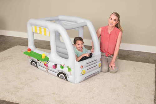 Игровой центр 122х84х84 см "Фургон" с 10 шариками, от 2 лет (Bestway 52268)