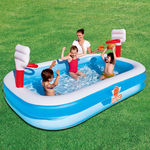 Игровой центр 254х168х102 см "Баскетбол" с мячами, 636 л (Bestway 54122 BW)