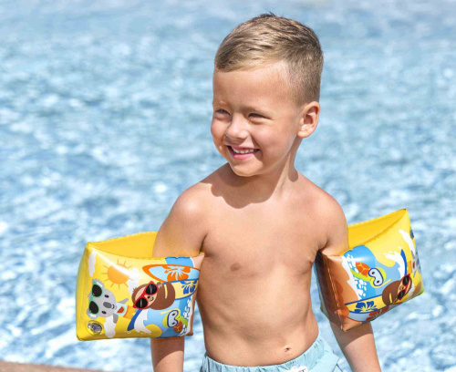 Нарукавники для плавания 23х15 см "Животные", 3-6 лет (Bestway 32042 BW)