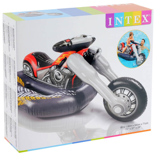Надувная игрушка-наездник 180х94х71 см "Мотобайк" от 3 лет (Intex 57534)