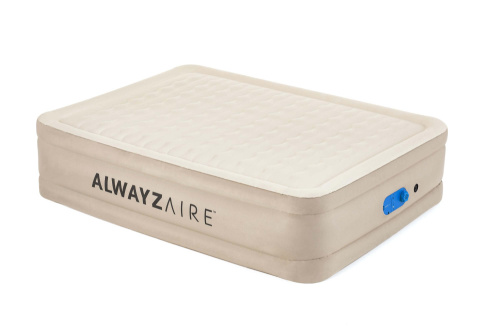 Надувная кровать AlwayzAire Fortech 152х203х51 см, встроенный насос 220V с автоподкачкой (Bestway 69054 BW)
