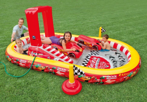 Игровой центр 348х198х121 см "Тачки", от 3 лет (Intex 57134)